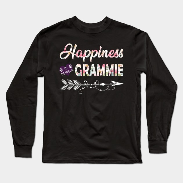 Happiness Is Being A Grammie Long Sleeve T-Shirt by Damsin